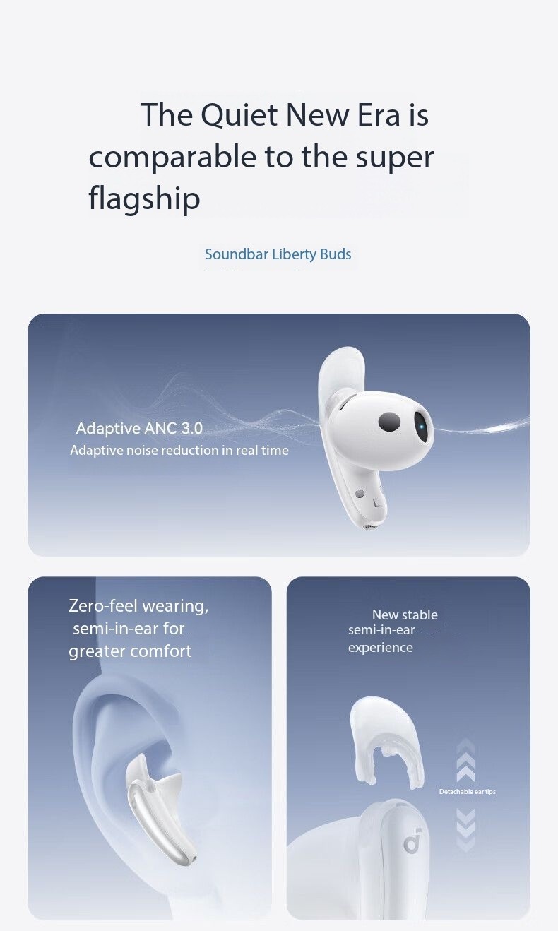 Soundcore LibertyBuds Semi-In-Ear TWS True Wireless Bluetooth Earphones