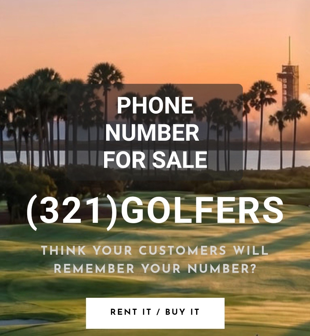 (321)GOLFERS – Vanity Phone Number For Sale