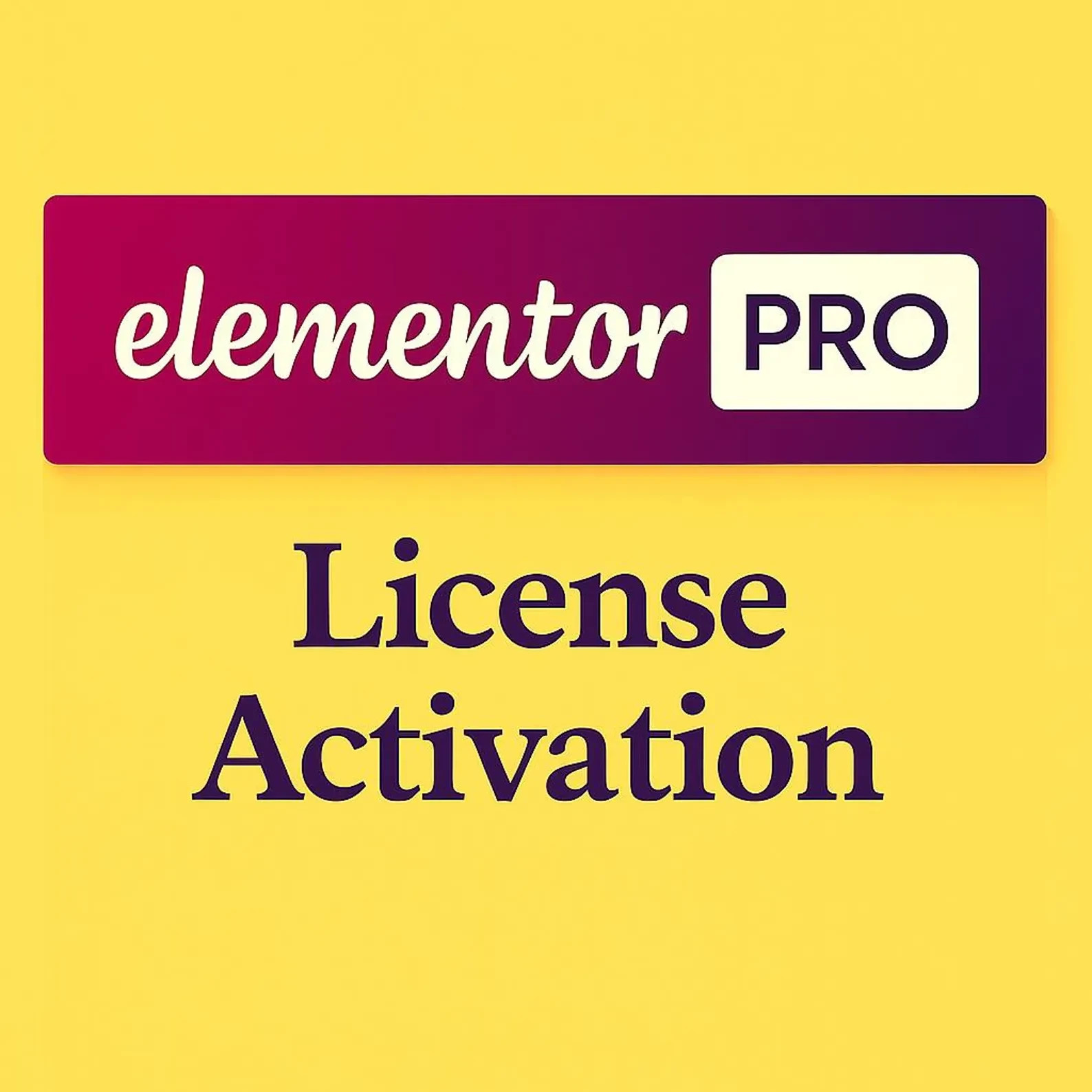 Elementor Pro License Activation Service | Auto Updates | 1 Year
