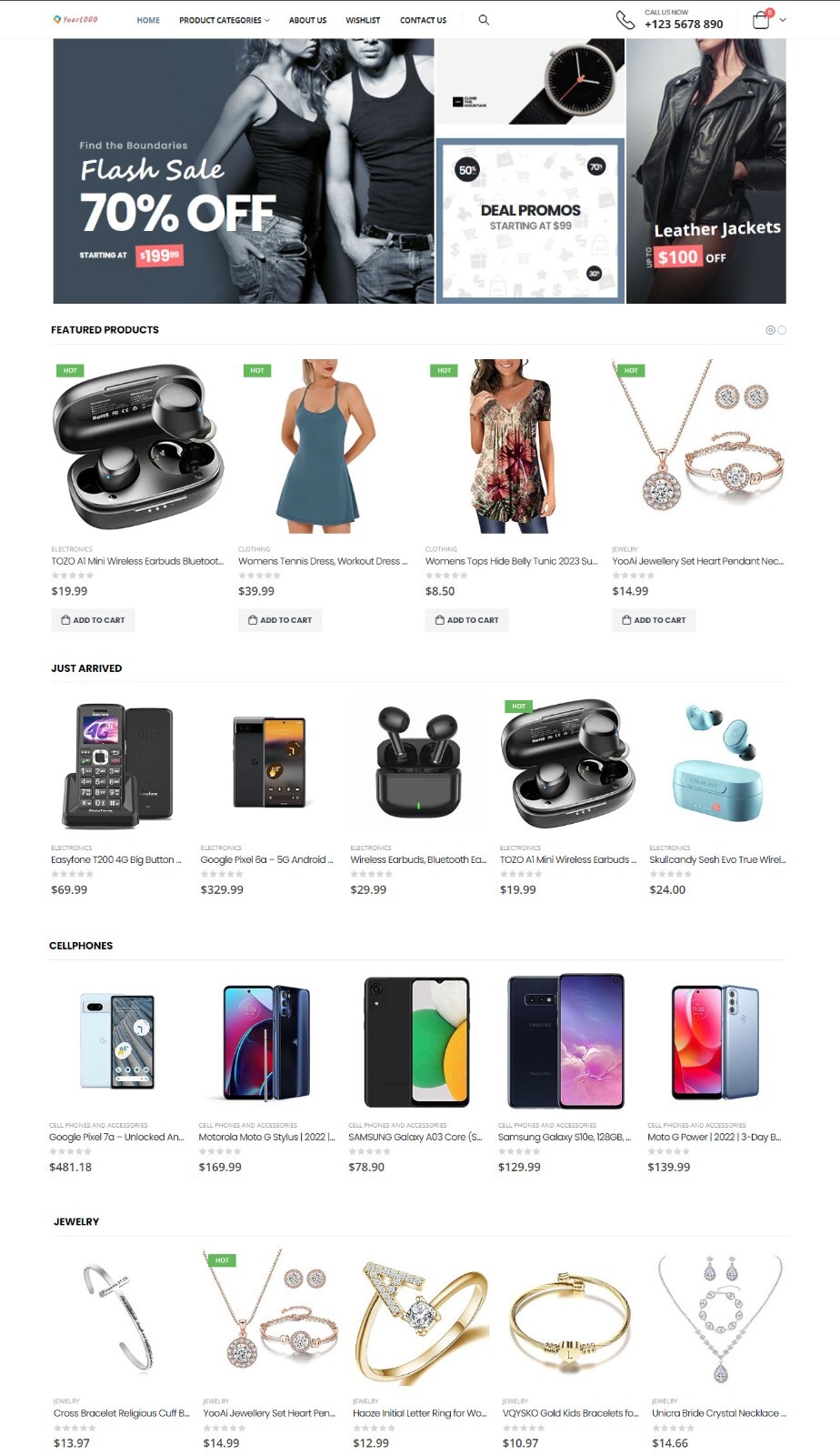 eCommerce Amazon Affiliate, Aliexpress Drop shipping Store Website