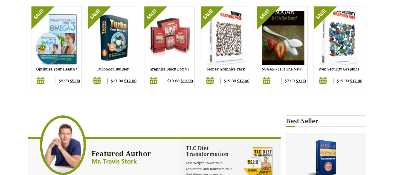100% PURE PROFIT on Autopilot Book & Digital Downloads Store Business Website