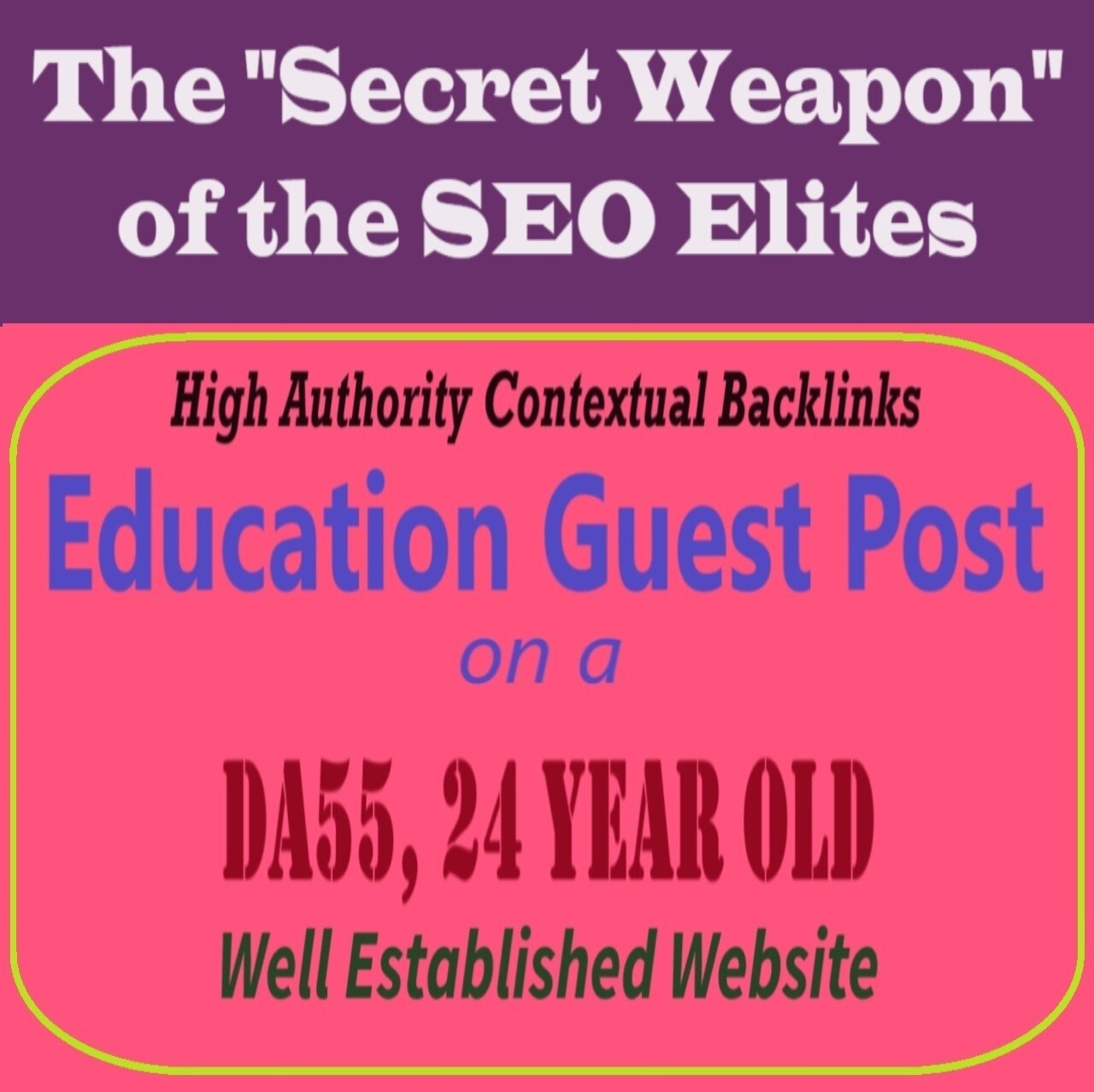 Premium SEO Guest Post on my DA50+ Education Blog with Dofollow backlink