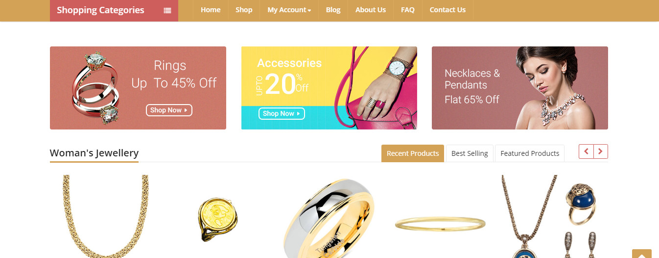 Auto Updating DROPSHIP BUSINESS JEWELRY SHOP Website