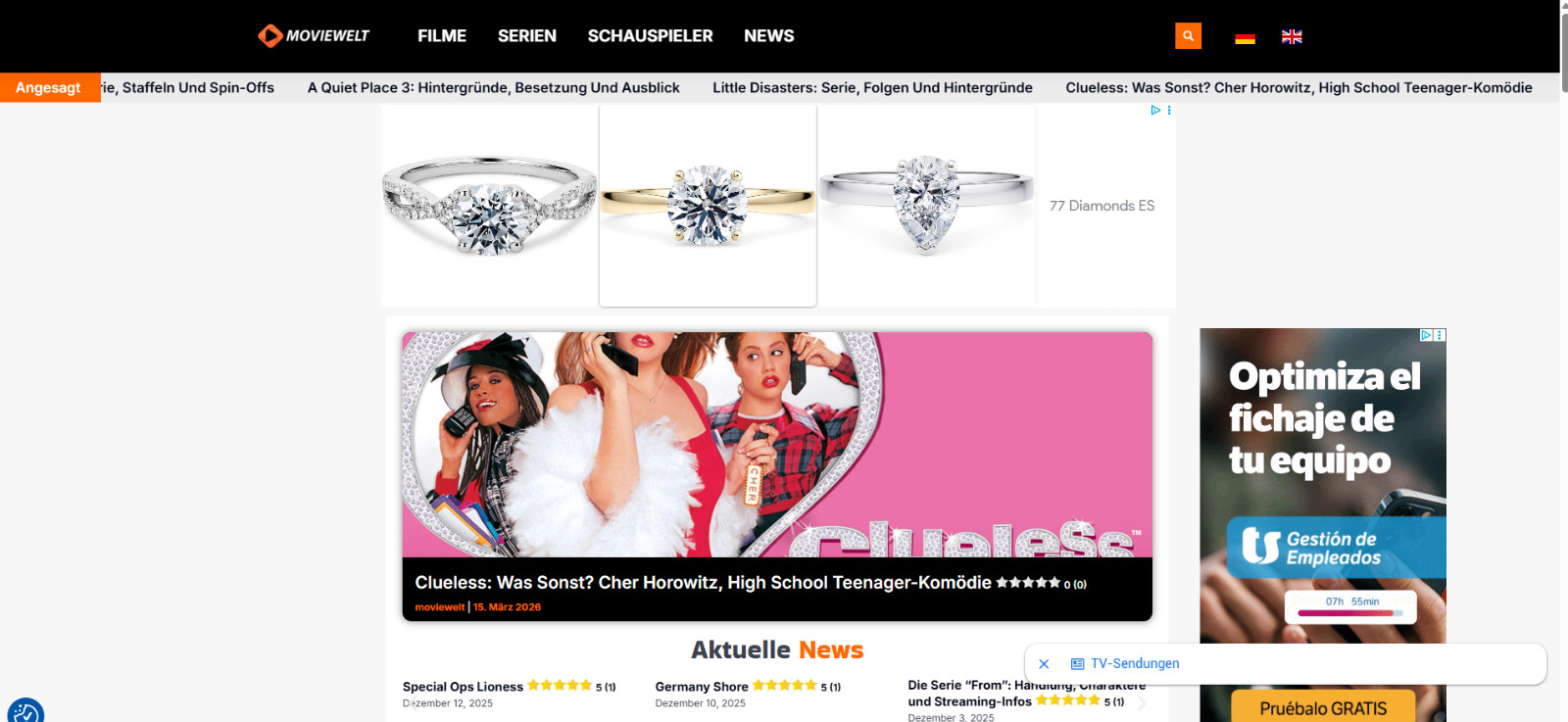 moviewelt.de – Premium .de Domain with Film, Series & Actor Content