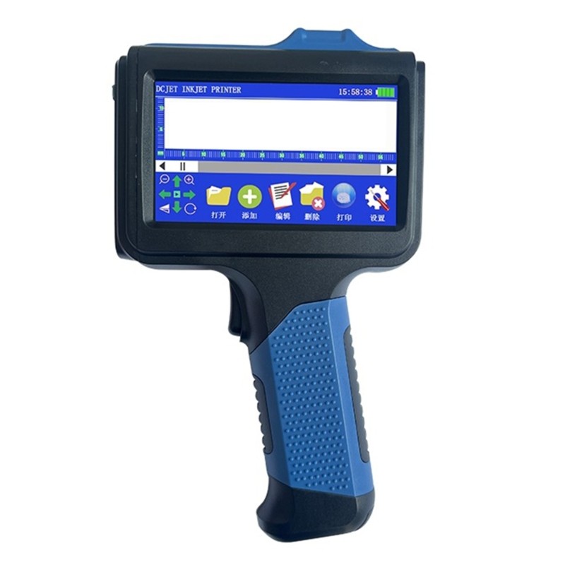Handhelds Inkjet Printers 12.7mm BarBatchCode Date Number Jet Inkjet Printers