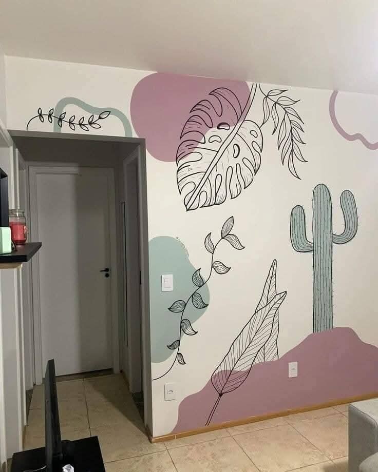 Wall accent ideas, wall art ideas, wall color theme, home decors and accents