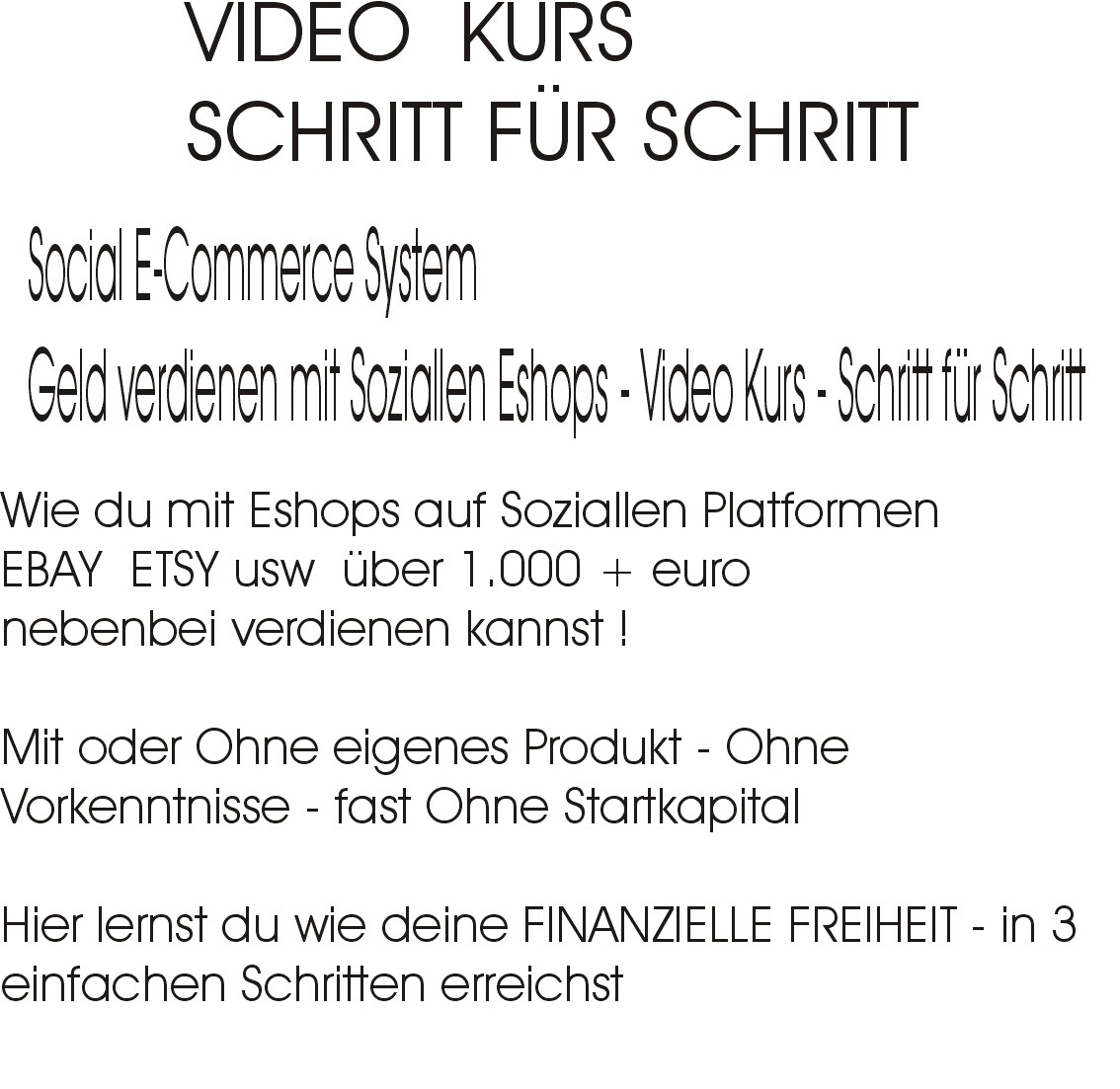Social E-Commerce System Make Money With Social Eshops – 170VideoKurs Schr