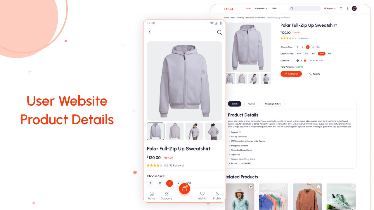 KingCart Flutter eCommerce App | Android + iOS | Laravel Website & Admin Panel