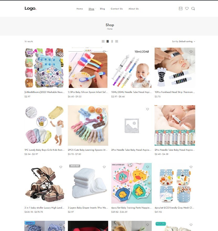 Dropshipping Website Ecommerce Business Affiliate, Free Hosting + Products, Baby