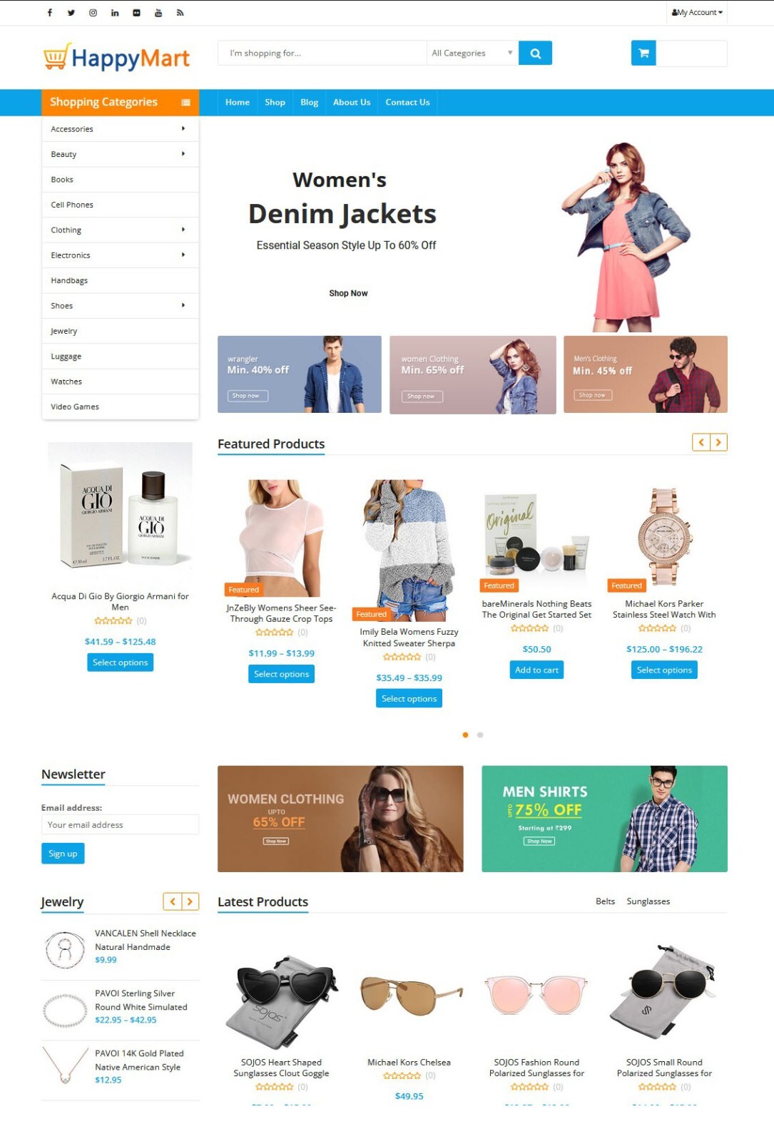 Affiliate / DROPSHIPPING Ecommerce Website With 1000+ Products