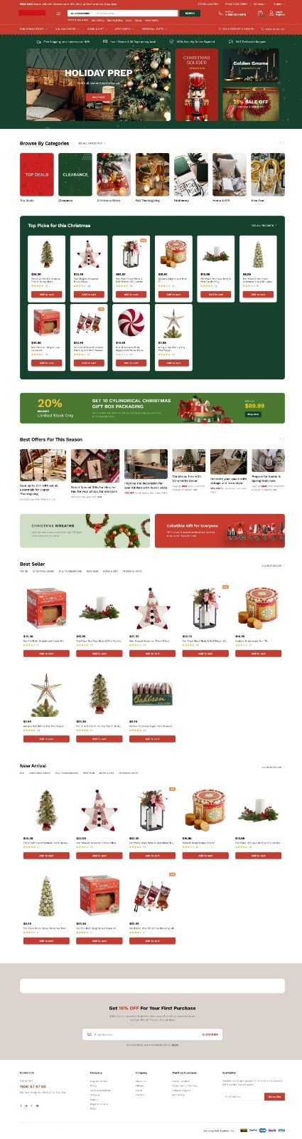 Christmas Store Website For Sale *(Be ready for the Holiday Season!)*