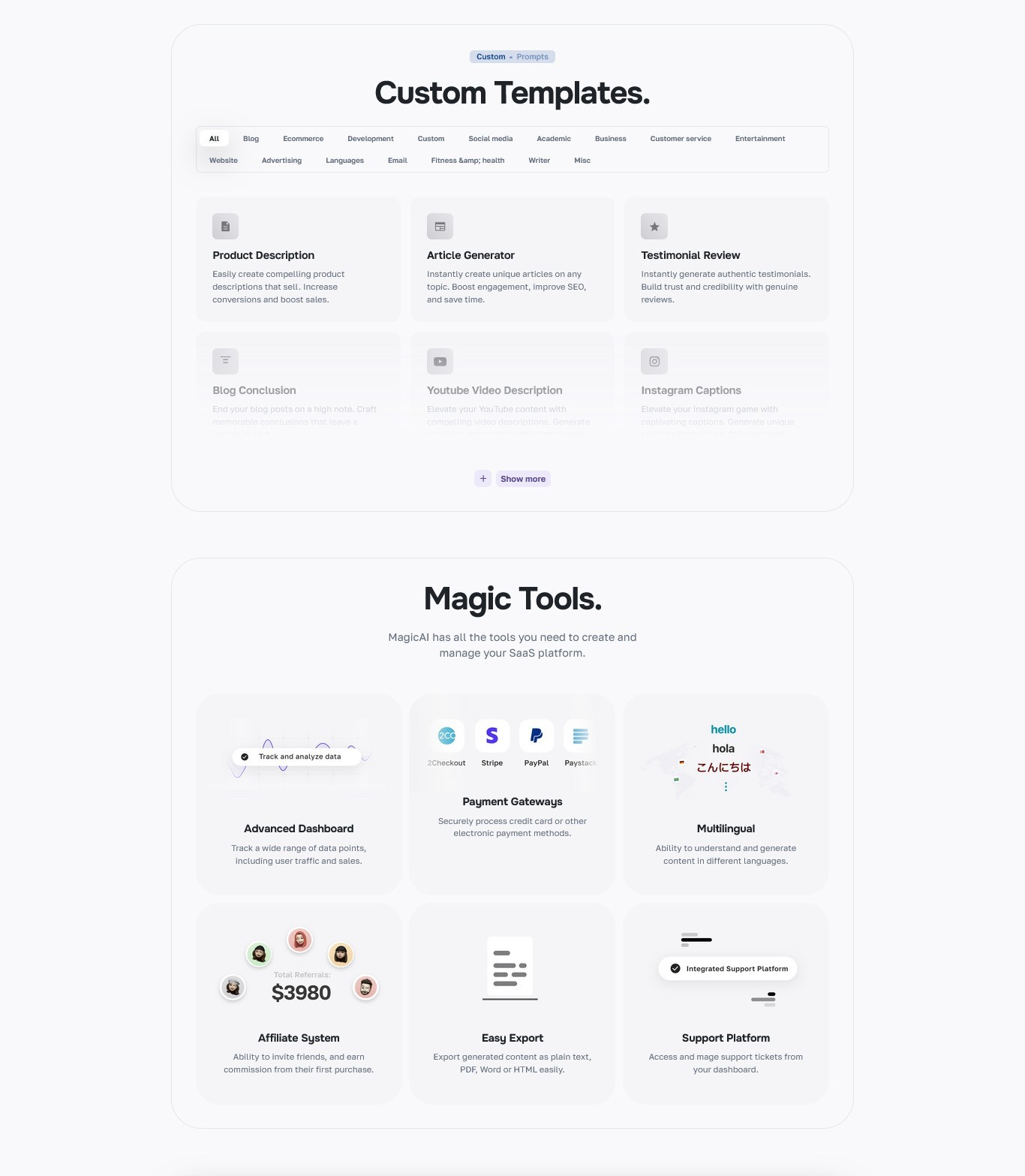 MagAI SaaS Laravel Platform | Text, Image, Video, Chat, Voice & Code Generator