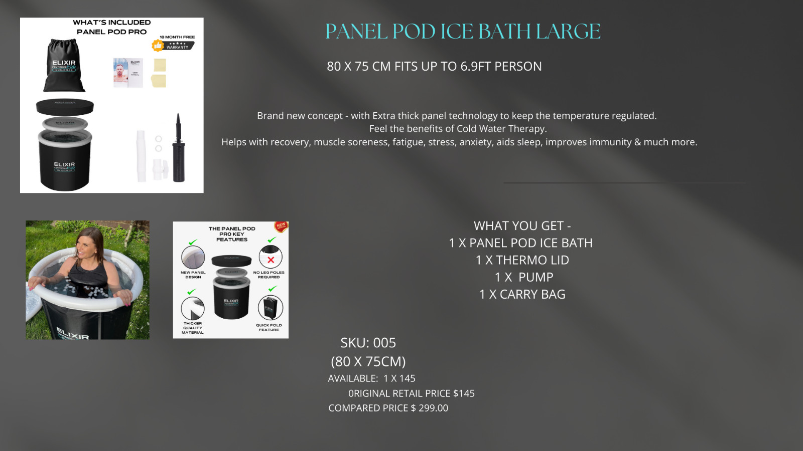 NEW Ice Bath Wholesale Job Lot Bulk | 1,130 Units | Pods Barrels Bundles | TX Pi