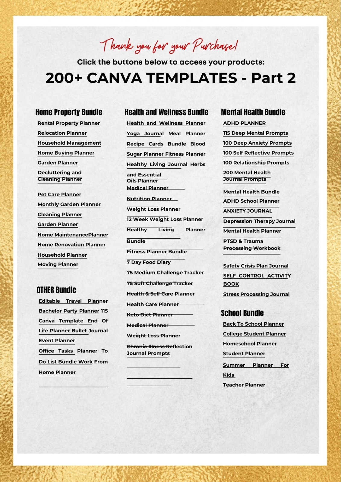 1000+ Editable Digital Planner Templates on Canva for Personal Growth