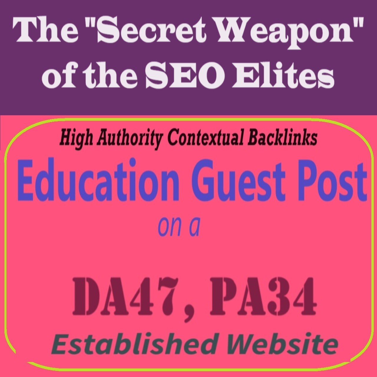 Premium SEO Guest Post on my DA40+ Education Blog with Dofollow backlink