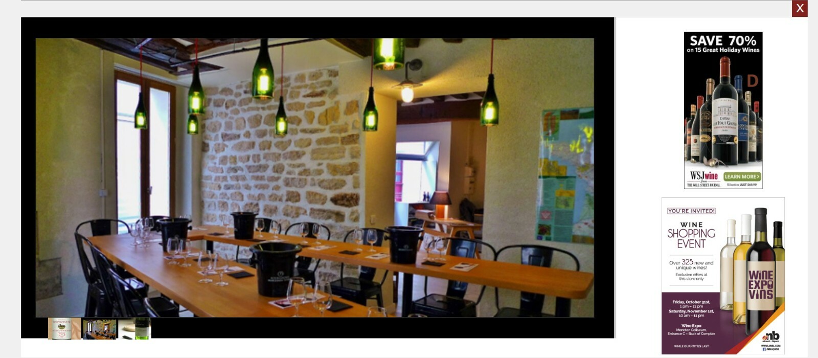 Wines and Wineries Review Board as Web Application with mobile responsive design