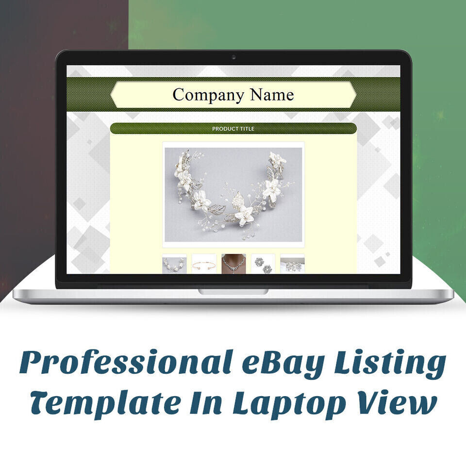 Mobile Responsive HTML eBay Listing Template Auction Template Universal