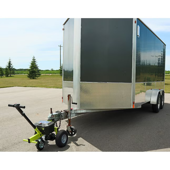 Tow Tuff TMD-35ETD8 Adjustable 3500 Lbs Capacity Electric Trailer Dolly Green