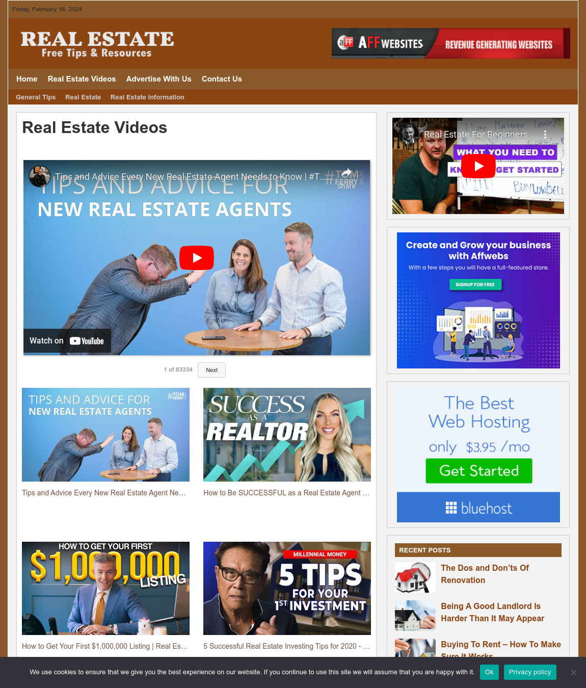 REAL ESTATE Website Business For Sale – Work From Home & Easy To Manage Website