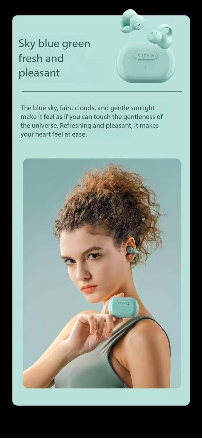 SHEYIN/X2 Bluetooth Earphones Clip-On Sports Anti-Drop Long Battery Life