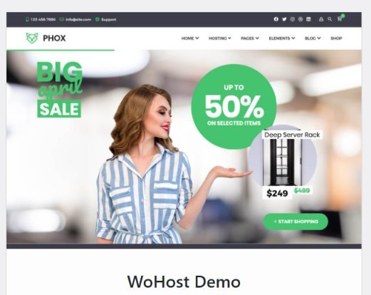 Hosting EZ MadeSites WP Phox Theme Turnkey Website Optional Reseller Hosting 2