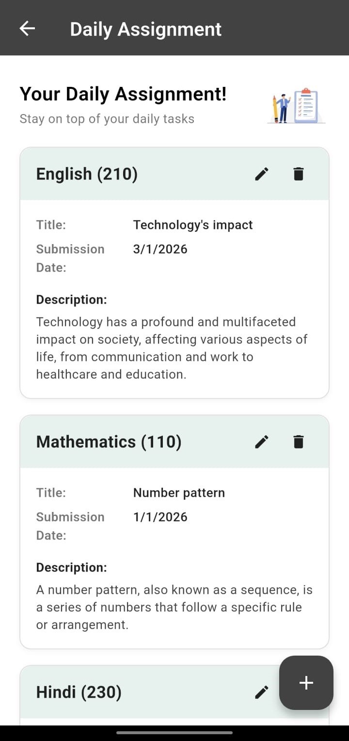 Future School Mobile App | Android App | School Management Solution