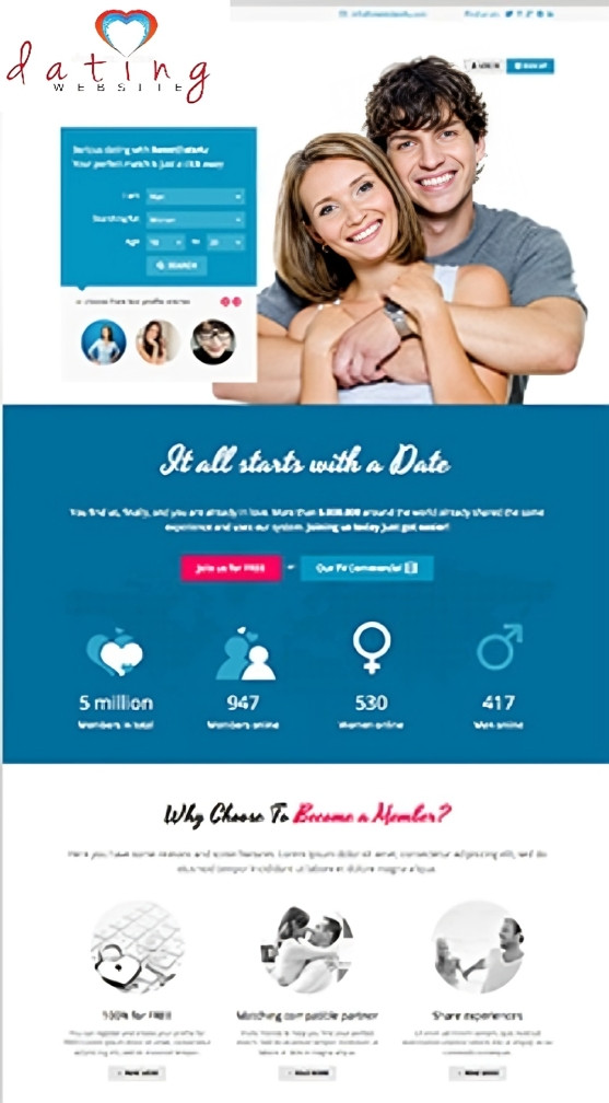 Dating Website – (Monthly membership fees income)
