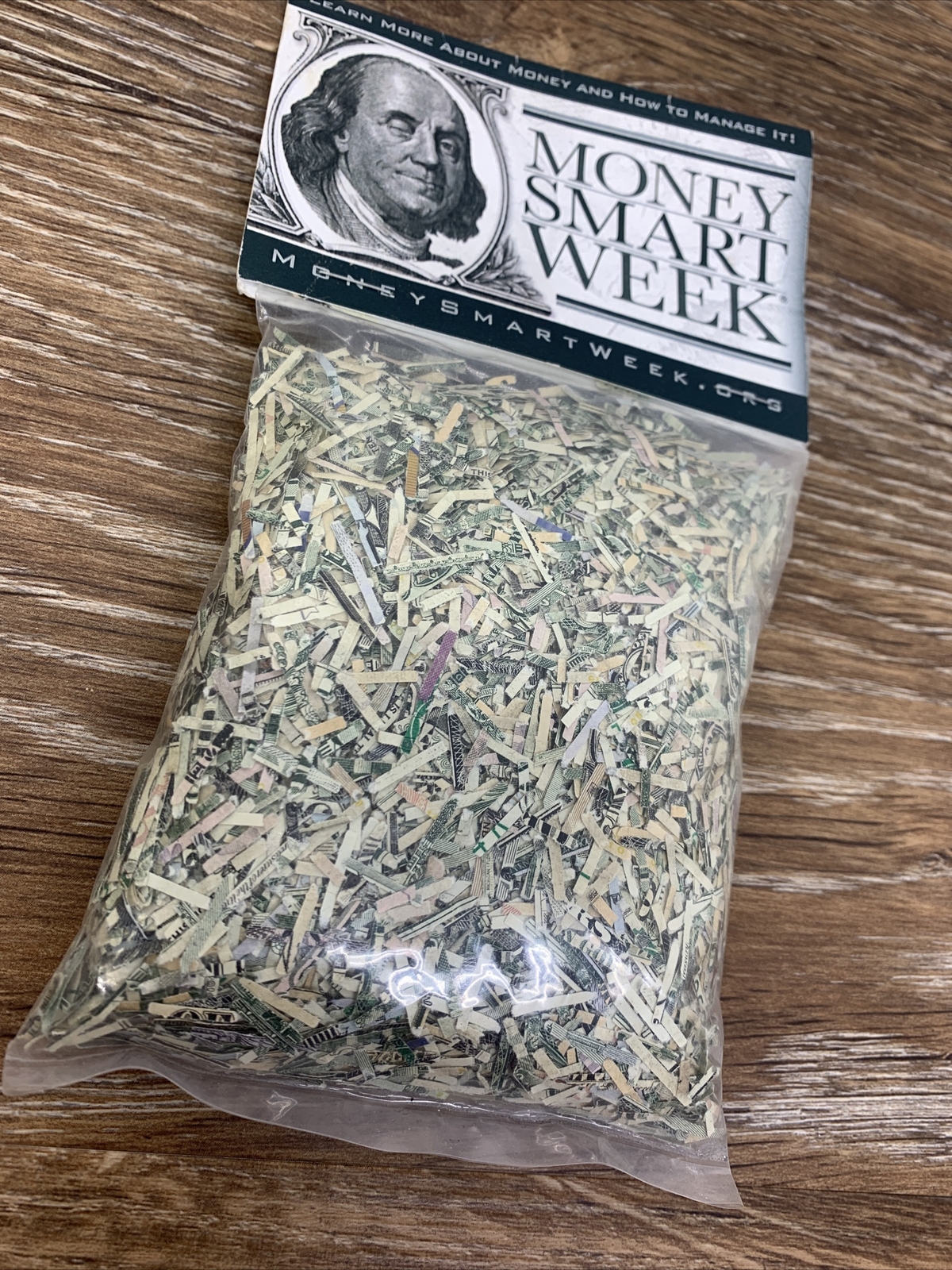 Money Smart Week Shredded Money Package Cool Gift Prank Idea NEW