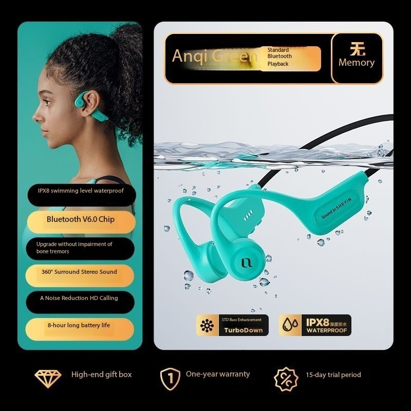 SHEYIN X15 headphones, sports cycling, 8-level waterproof