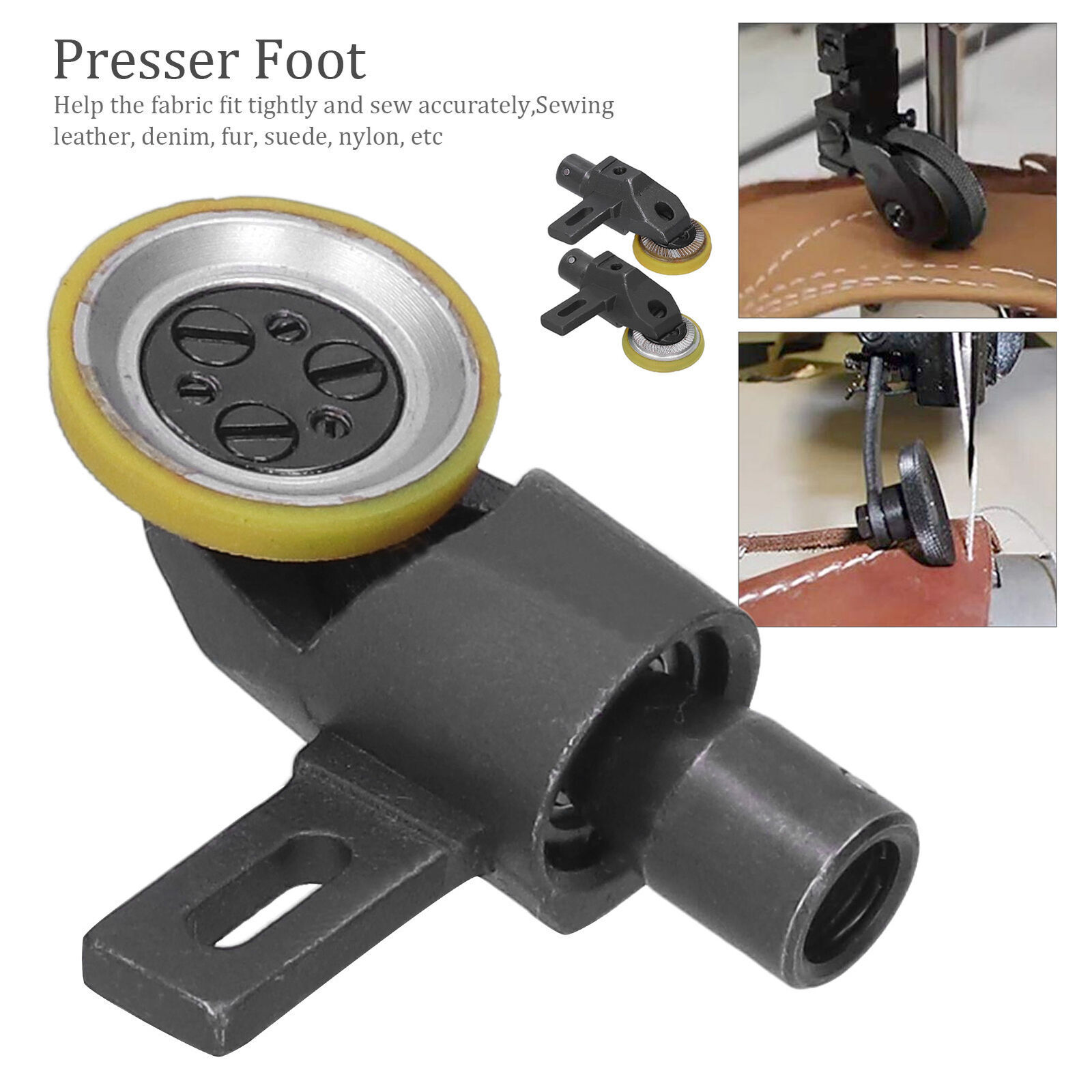 Presser Foot Plastic Caster Roller Multi Function Industrial Leather Sewing