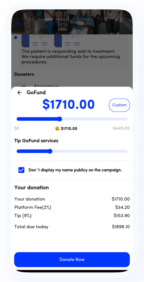GiveFund Flutter Fundraising App | Donation, Crowdfunding Platform + Admin Panel