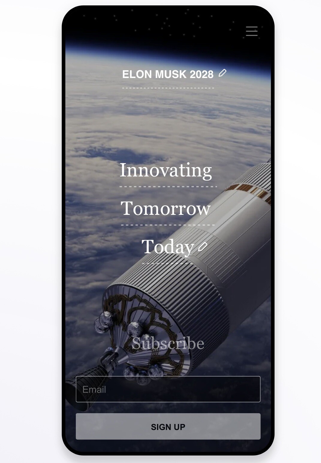 ELONMUSK2028.com Premium Domain Name for Sale