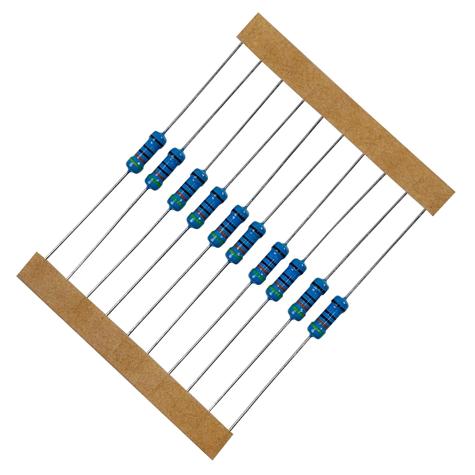 150 Values 1500 Piece Resistor kit 1/2W 1%, 1 ohm -10M ohm Metal Film Resisto…