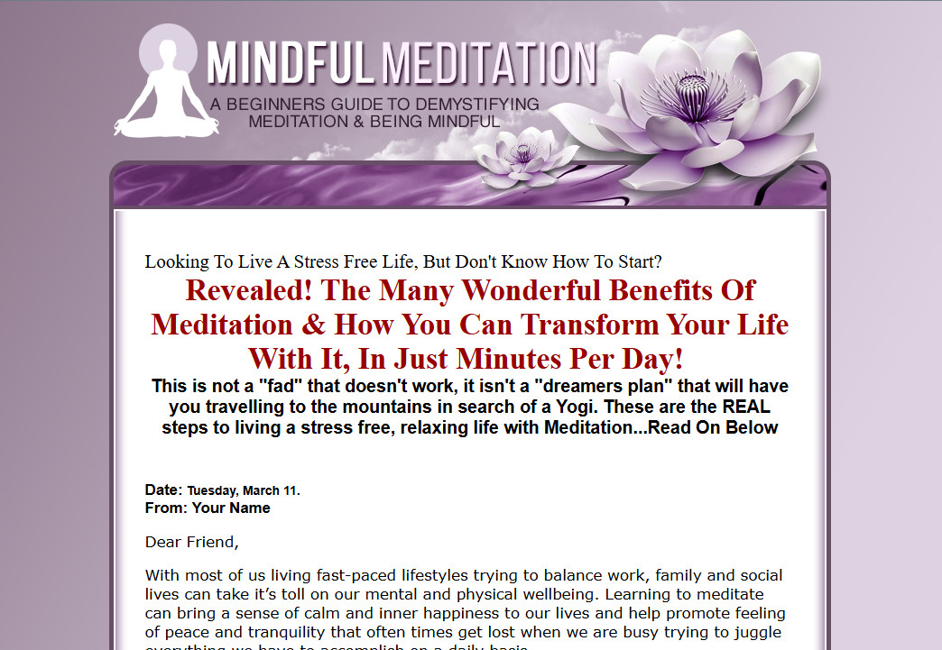 Meditation eBooks , Guides, Website Pages & Courses Bundle w/MRR License