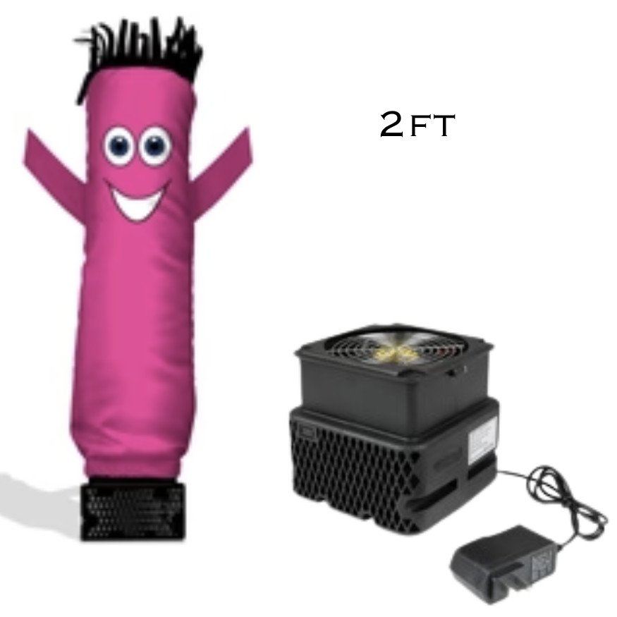Mini inflatable tube man, comes INCLUDED with blower, 8 colors to choose