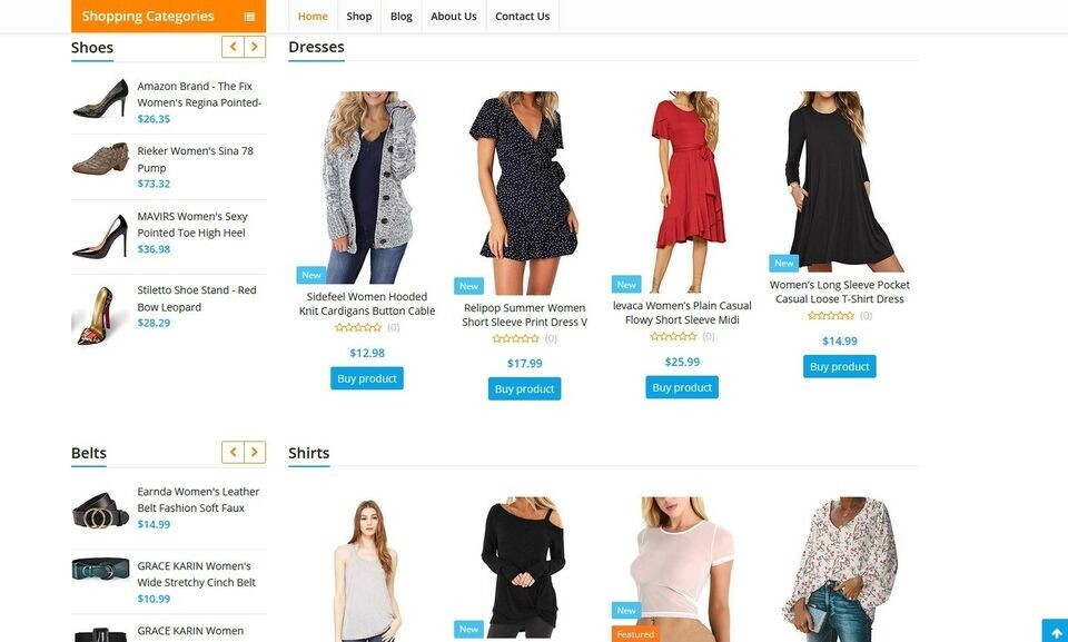 Amazon Affiliate Aliexpress DROPSHIPPING Website For Sale eCommerce Website
