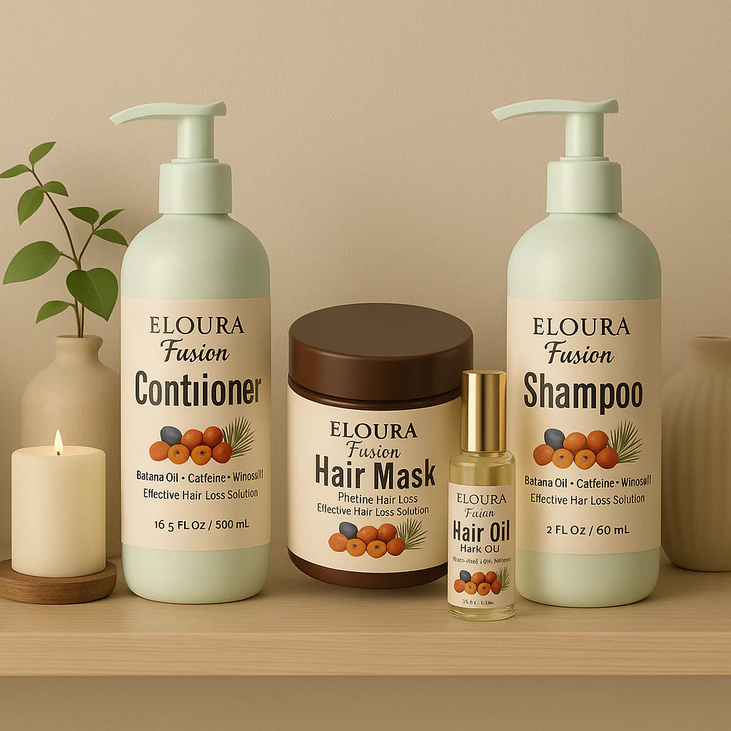 Batana oil + Caffeine-Minoxidil Hair care set