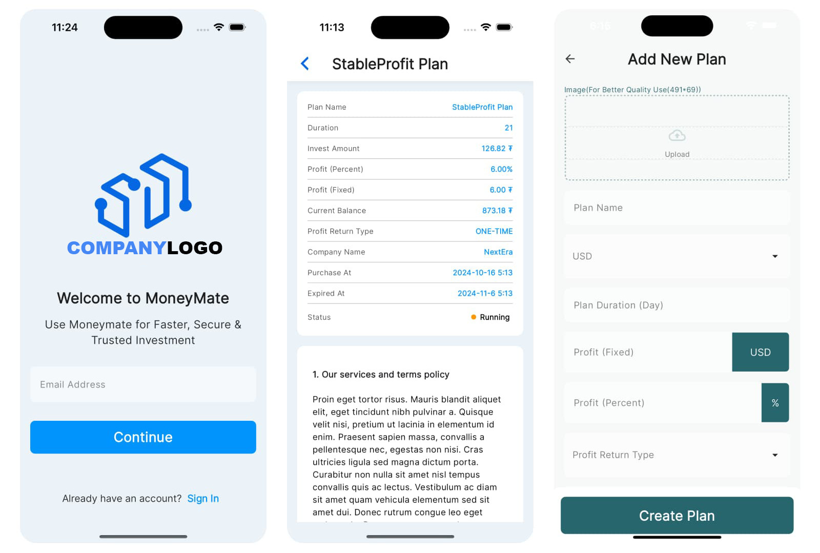 InvestMate – Company Investment Platform Full Solution | Flutter Apps + Laravel