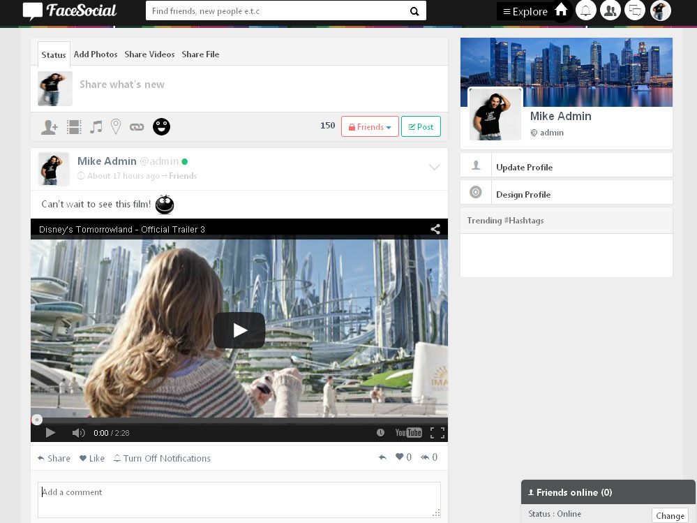 Online Community / Social Network Website – Free Installation + Hosting