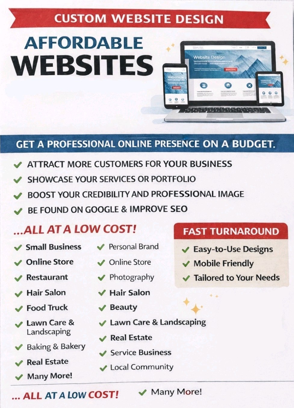 CLEANING BUSINESS WEBSITES (READ DESCRIPTION!)