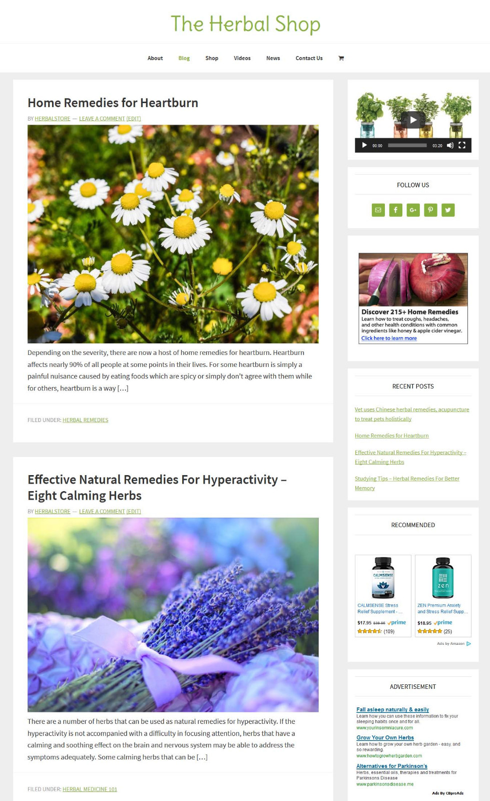 [NEW DESIGN] * HERBAL STORE * ecommerce website business for sale AUTO CONTENT