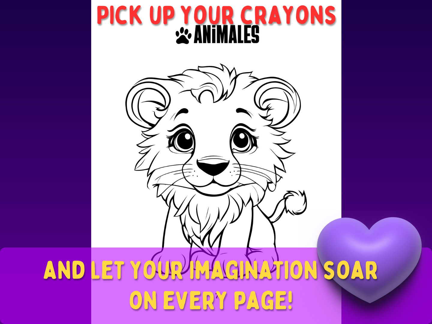 1,000+ Kute Animal Coloring Pages Bundle | 11 Books Mega Pack | MRR PLR Resell