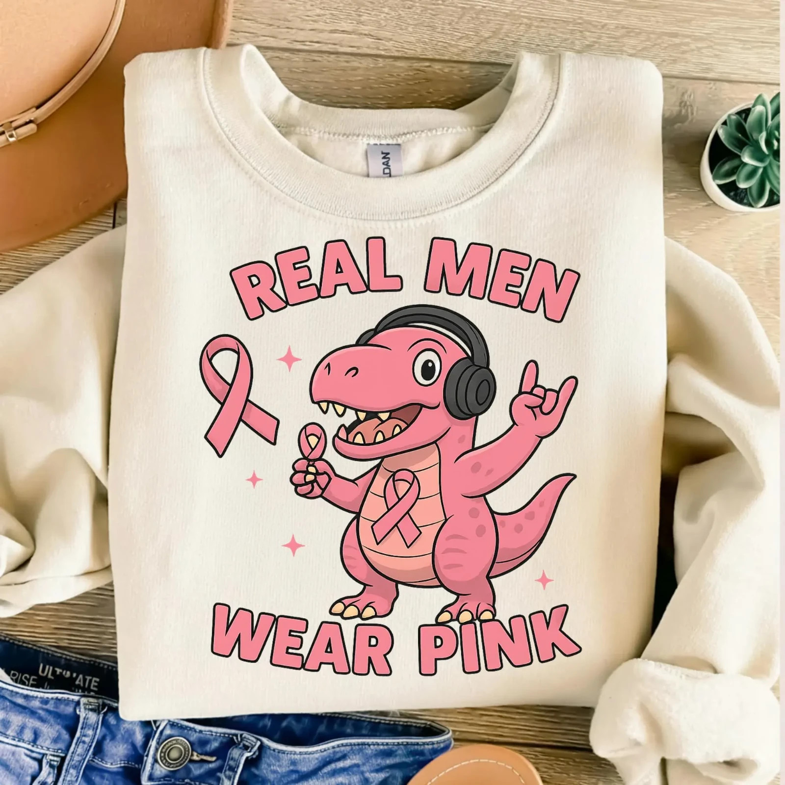 Cool Boys Wear Pink PNG, Tough Boys Wear Pink png, Breast Cancer png