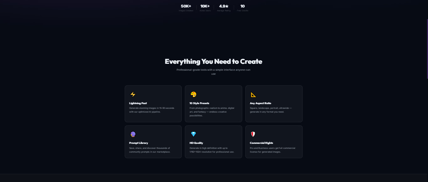 VisionForge AI SaaS Platform – AI Image Generator PHP Script