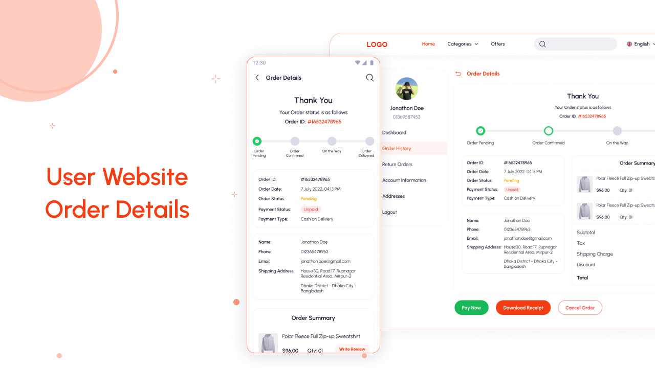 KingCart Flutter eCommerce App | Android + iOS | Laravel Website & Admin Panel