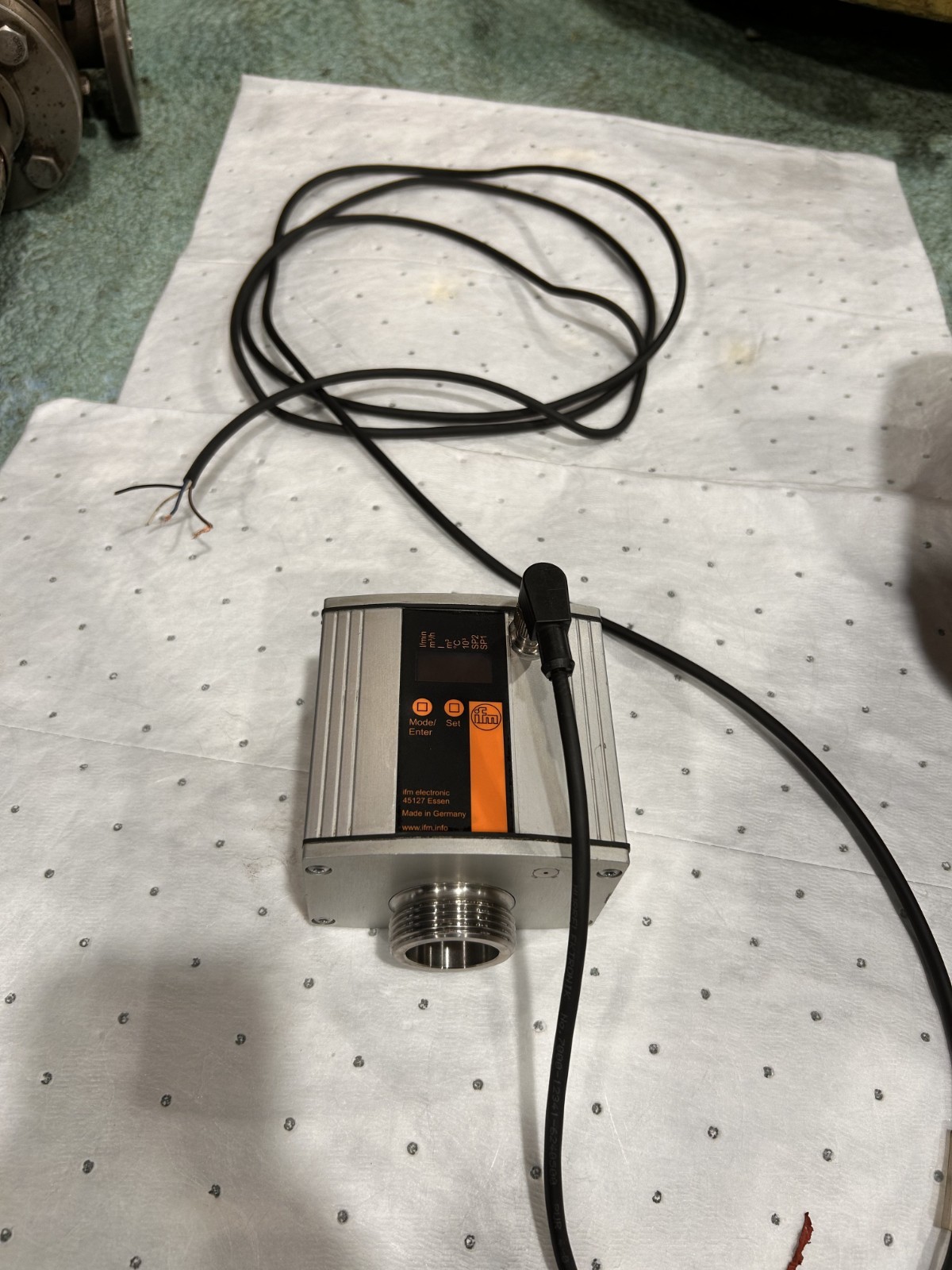 IFM SU9000 Industrial Flow Meter Sensor Stainless Steel Process Flow Monitor