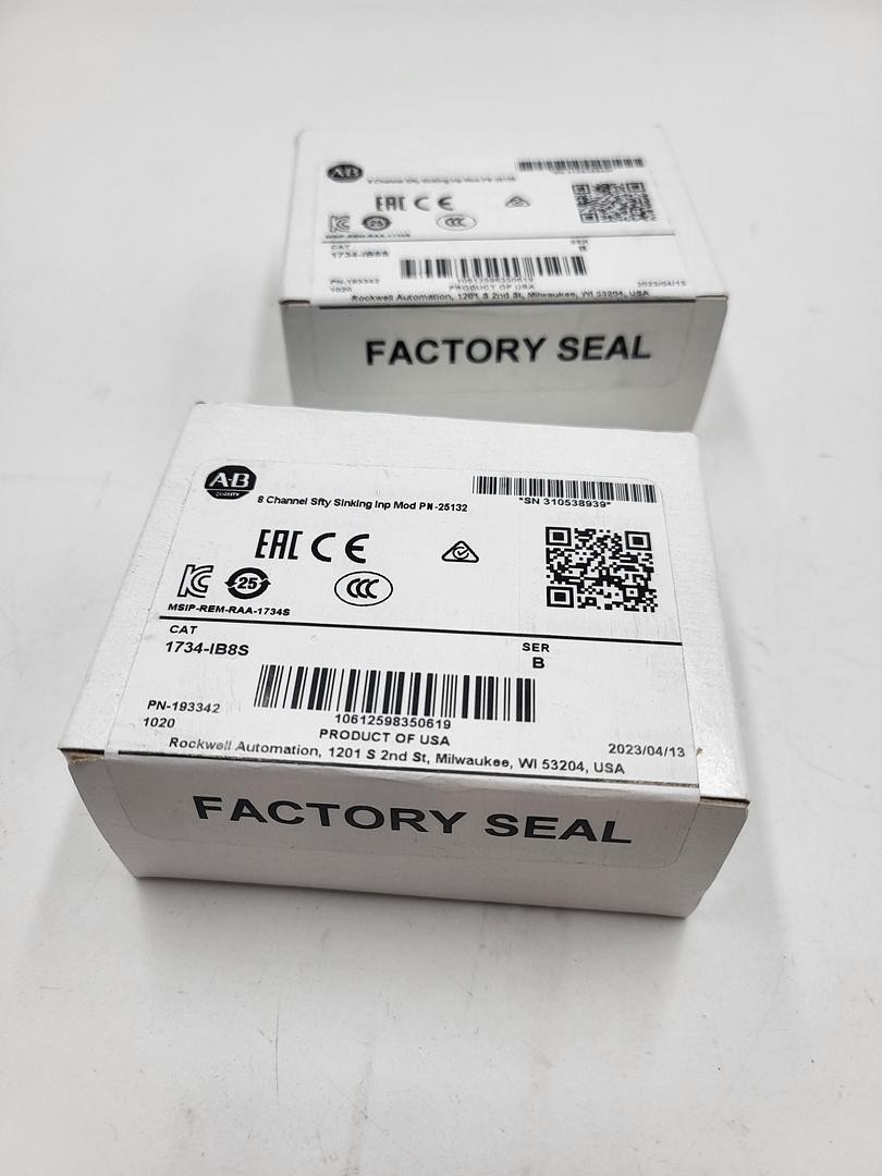 Allen Bradley safety input model 1734-IB8S / # 193342 sealed** box**