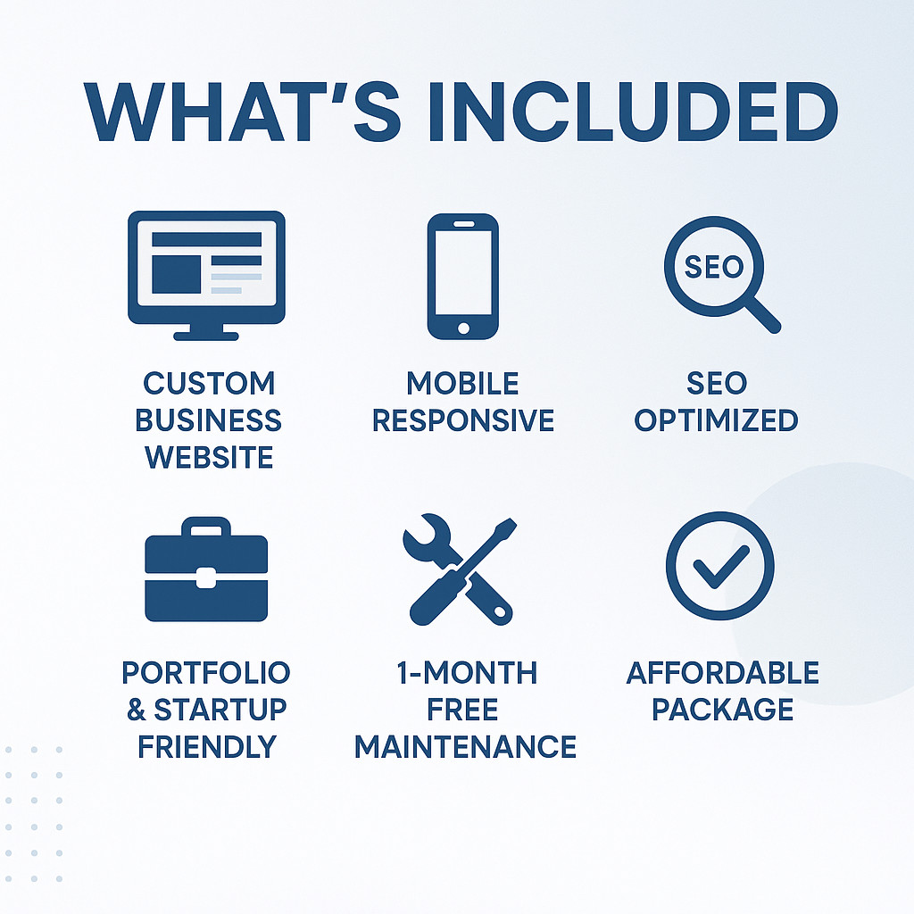 Custom Web Design Service Professional Affordable Business Website Development