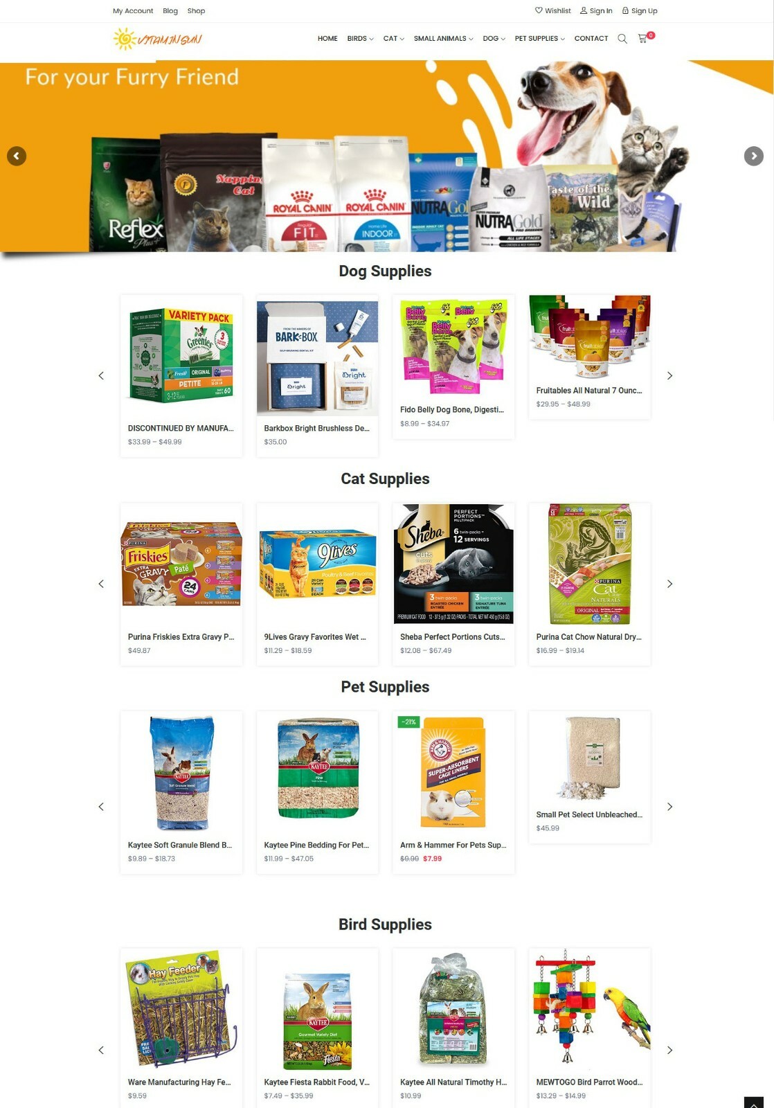 Amazon Affiliate/DropShip Website – Pet Supplies, Accessories Store + eCommerce