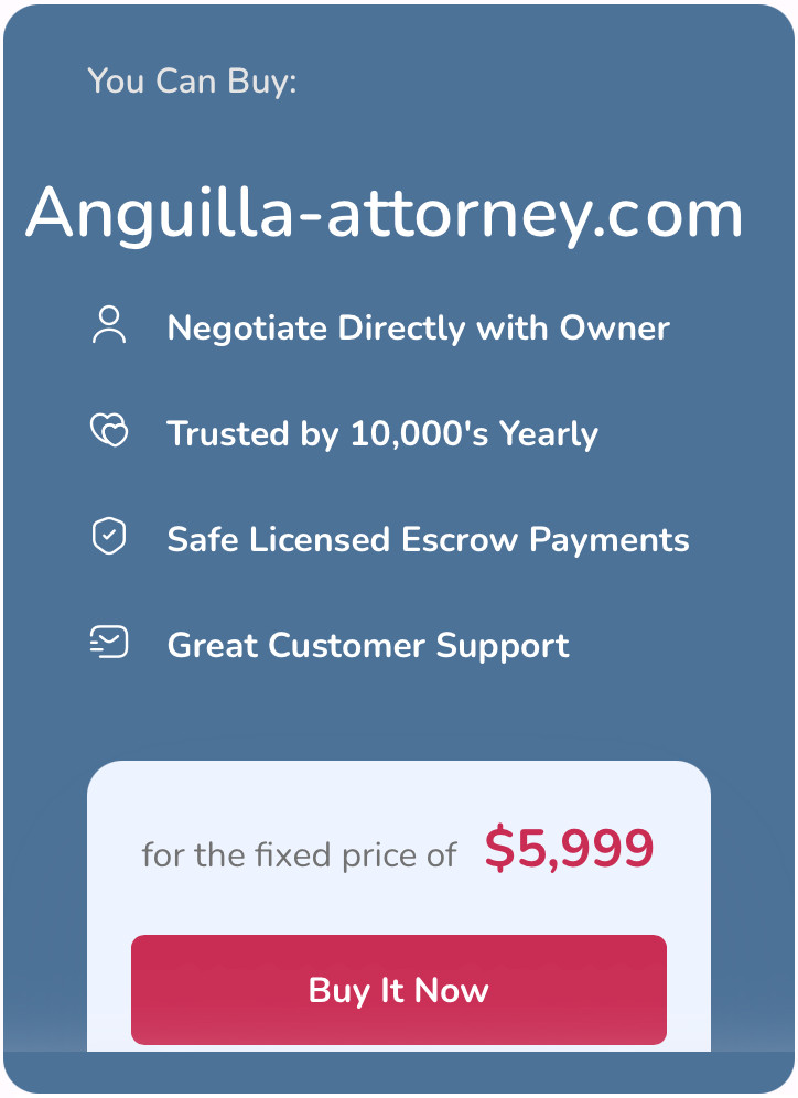 Premium Domain for Sale anguilla-attorney.com